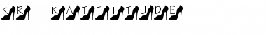 Download KR Kattitude Regular Font Title Preview