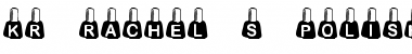 Download KR Rachel's Polish Regular Font Title Preview