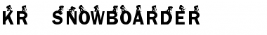 Download KR Snowboarder Regular Font Title Preview