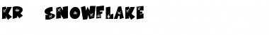 Download KR Snowflake Regular Font Title Preview
