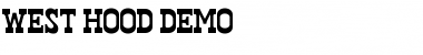 Download West Hood Regular Font Title Preview