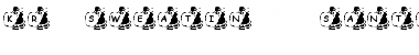 Download KR Sweatin' Santa Regular Font Title Preview