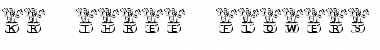 Download KR Three Flowers Regular Font Title Preview