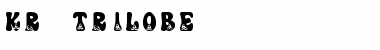 Download KR Trilobe Regular Font Title Preview