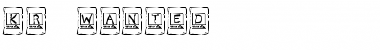 Download KR Wanted! Regular Font Title Preview