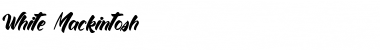 Download White Mackintosh Regular Font Title Preview