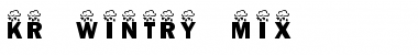 Download KR Wintry Mix Regular Font Title Preview