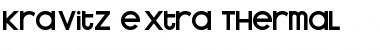 Download Kravitz Extra Thermal Regular Font Title Preview