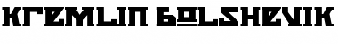 Download Kremlin Bolshevik Bold Font Title Preview