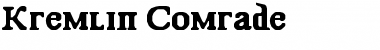 Download Kremlin Comrade Regular Font Title Preview