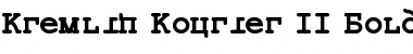 Download Kremlin Kourier II Bold Font Title Preview