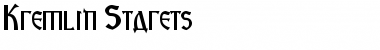 Download Kremlin Starets Regular Font Title Preview