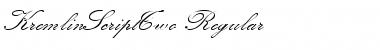 Download KremlinScriptTwo Regular Font Title Preview
