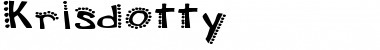 Download Krisdotty Regular Font Title Preview