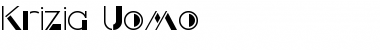 Download Krizia Uomo Regular Font Title Preview