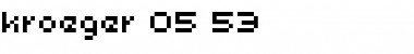 Download kroeger 05_53 Regular Font Title Preview