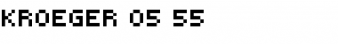Download kroeger 05_55 Regular Font Title Preview
