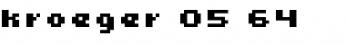 Download kroeger 05_64 Regular Font Title Preview