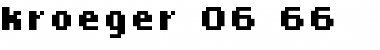 Download kroeger 06_66 Regular Font Title Preview