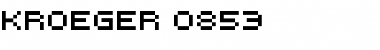 Download kroeger 0853 Regular Font Title Preview