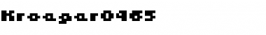 Download kroeger 04_65 Regular Font Title Preview