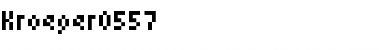 Download kroeger 05_57 Regular Font Title Preview