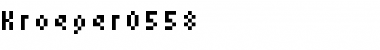 Download kroeger 05_58 Regular Font Title Preview