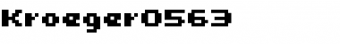 Download kroeger 05_63 Regular Font Title Preview