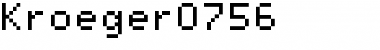 Download kroeger 07_56 Regular Font Title Preview