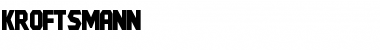 Download Kroftsmann Regular Font Title Preview