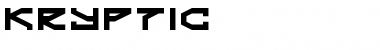 Download Kryptic Regular Font Title Preview