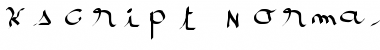 Download kscript Normal Font Title Preview