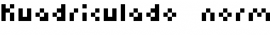 Download Kuadriculado normal Regular Font Title Preview