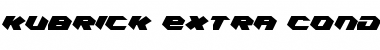 Download Kubrick Extra-Condensed Extra-Condensed Font Title Preview