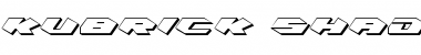 Download Kubrick Shadow Regular Font Title Preview