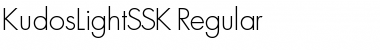 Download KudosLightSSK Regular Font Title Preview