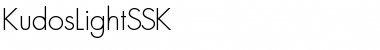 Download KudosLightSSK Regular Font Title Preview