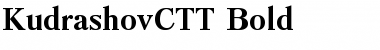 Download KudrashovC Bold Font Title Preview
