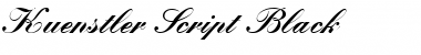 Download Kuenstler Script Regular Font Title Preview