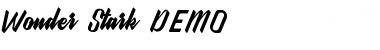 Download Wonder Stark DEMO Regular Font Title Preview