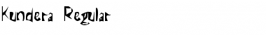 Download Kundera Regular Font Title Preview