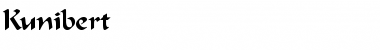 Download Kunibert Regular Font Title Preview
