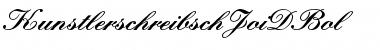 Download KunstlerschreibschJoiDBol Regular Font Title Preview
