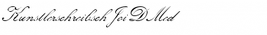 Download KunstlerschreibschJoiDMed Regular Font Title Preview