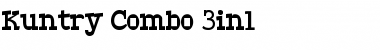 Download Kuntry Combo 3in1 Font Title Preview