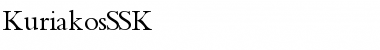 Download KuriakosSSK Regular Font Title Preview