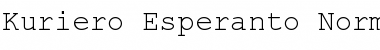 Download Kuriero Esperanto Normala Font Title Preview
