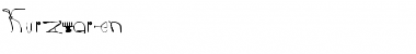 Download Kurzwaren Regular Font Title Preview
