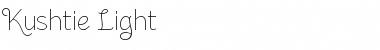 Download Kushtie Light Light Font Title Preview