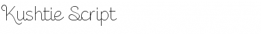 Download Kushtie Script Script Font Title Preview